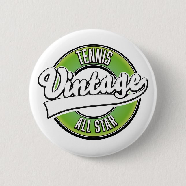 Foosball vintage all star logo button (Front)