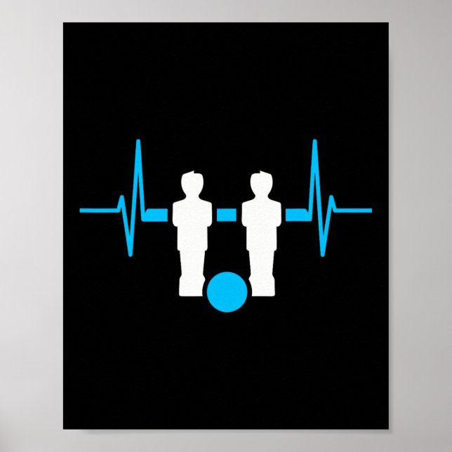 Foosbyll Table Soccer Heartbeat  Poster (Front)
