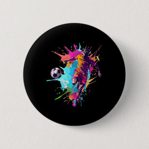 Foosll Dad Legend Table Sport Game Soccer Funny Fo 6 Cm Round Badge