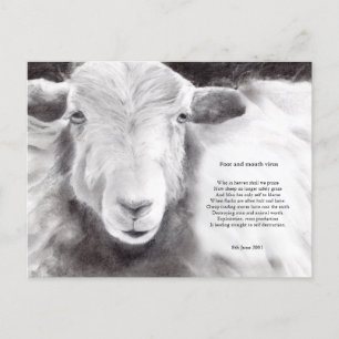 Foot and mouth virus postcard