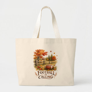 Foot Ball Calling Tote Bags