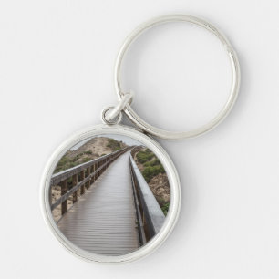 Foot Bridge at Oso Flaco Lake State Park Key Ring