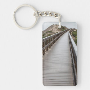 Foot Bridge at Oso Flaco Lake State Park Key Ring