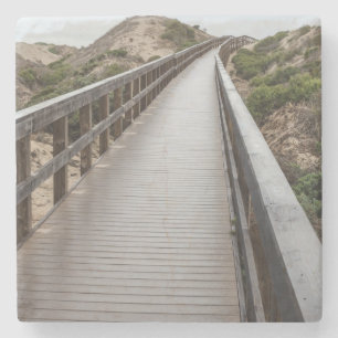 Foot Bridge at Oso Flaco Lake State Park Stone Coaster