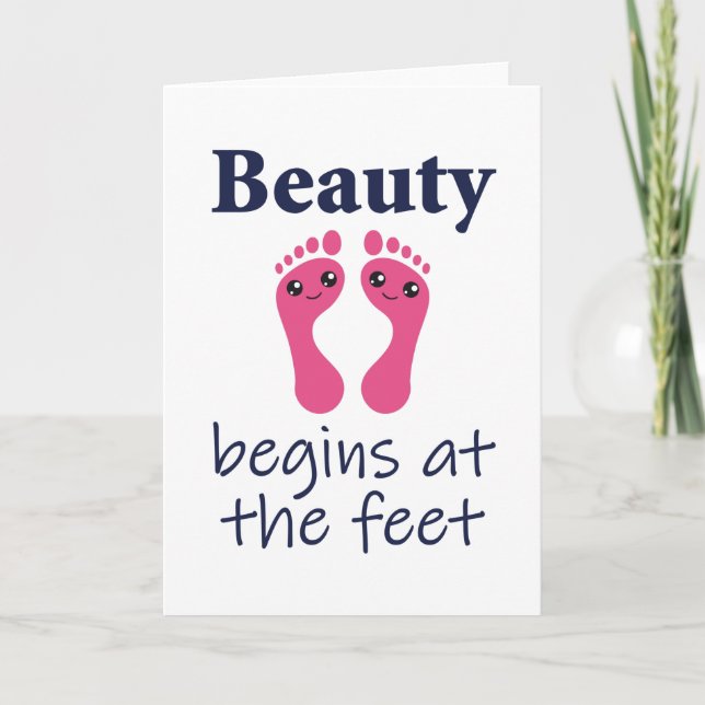 Foot Care Pedicure Chiropodist Nail Salon Gift Card (Front)
