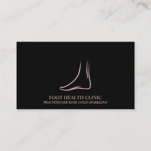 Foot Care Podiatry Practioner Business Card