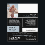 Foot Care Portrait, Podiatry Clinic, Podiatrist Flyer<br><div class="desc">Foot Care Portrait,  Podiatry Clinic,  Podiatrist Advertising Flyer by The Business Card Store.</div>