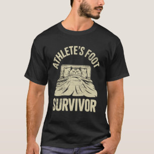 Foot Fungus Cat Athlete's Foot Survivor T-Shirt