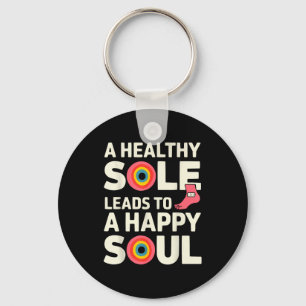 Foot health awareness feet podiatry podiatrist key ring