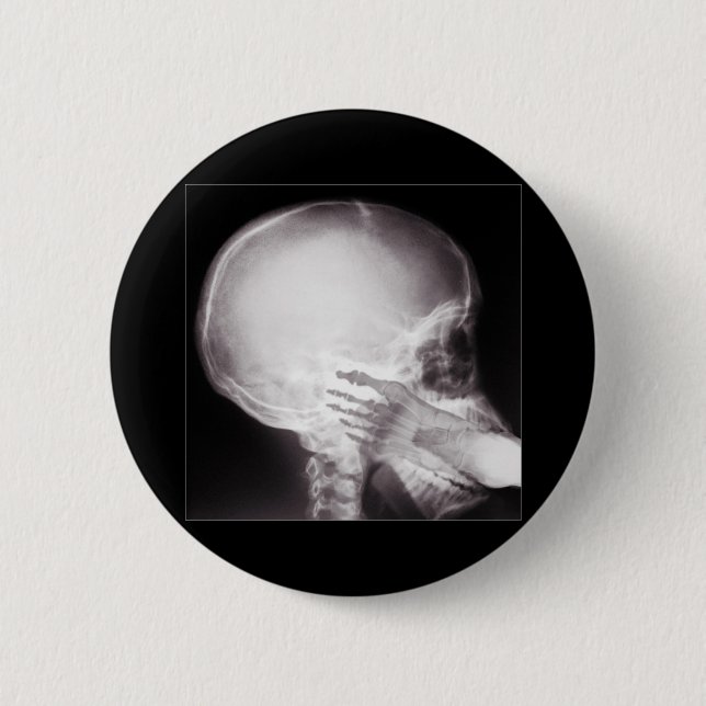 Foot in Mouth (Add your Text) 6 Cm Round Badge (Front)