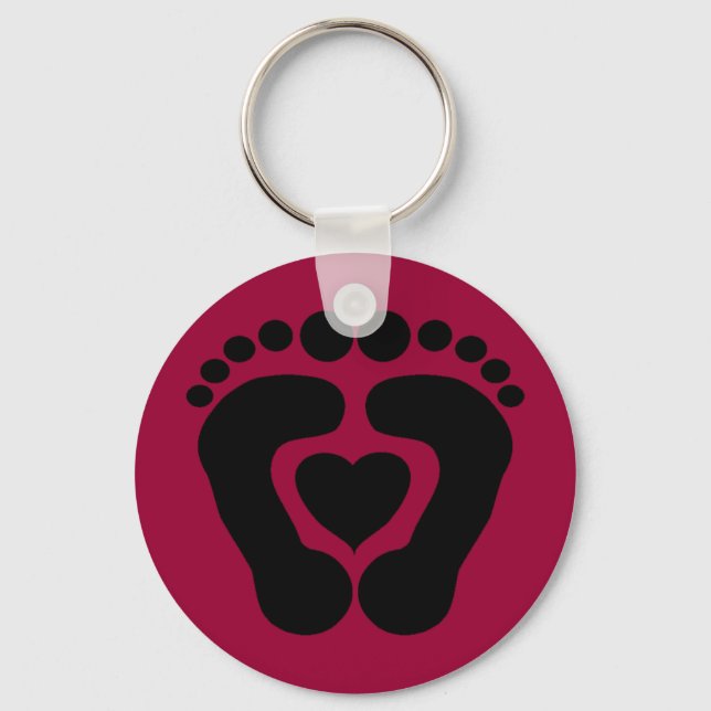 Foot Love Key Ring (Front)