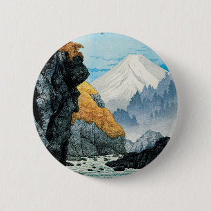 Foot of Mount Ashitaka (1932) by Hiroaki Takahashi 6 Cm Round Badge