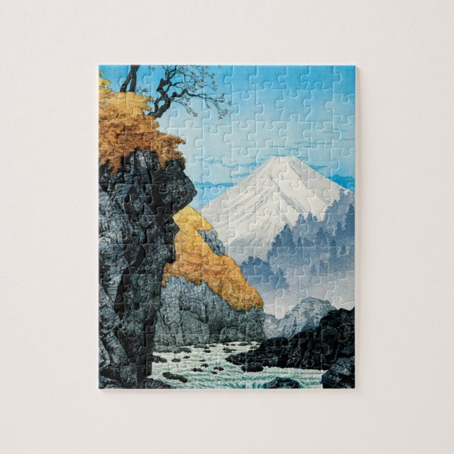 Foot of Mount Ashitaka (1932) by Hiroaki Takahashi Jigsaw Puzzle (Vertical)