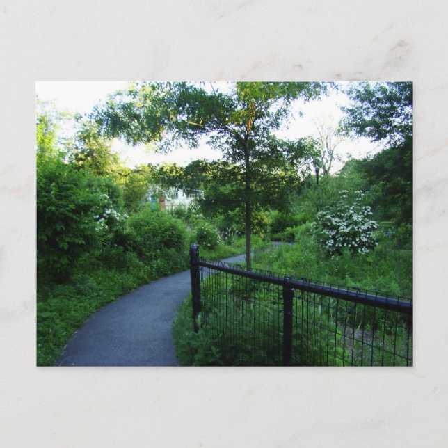 Foot path to the boathouse postcard (Front)