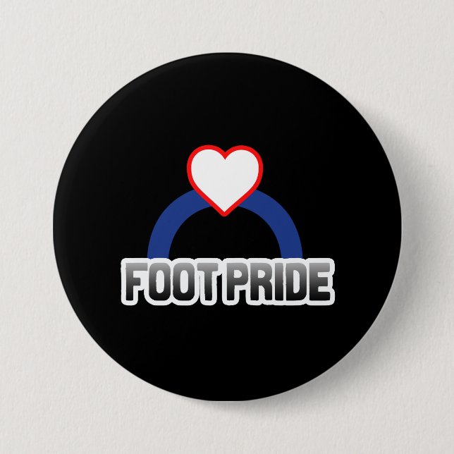 Foot Pride 7.5 Cm Round Badge (Front)