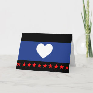 Foot Pride Flag Card