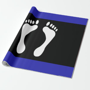 Foot Pride Flag (Footprint) Wrapping Paper