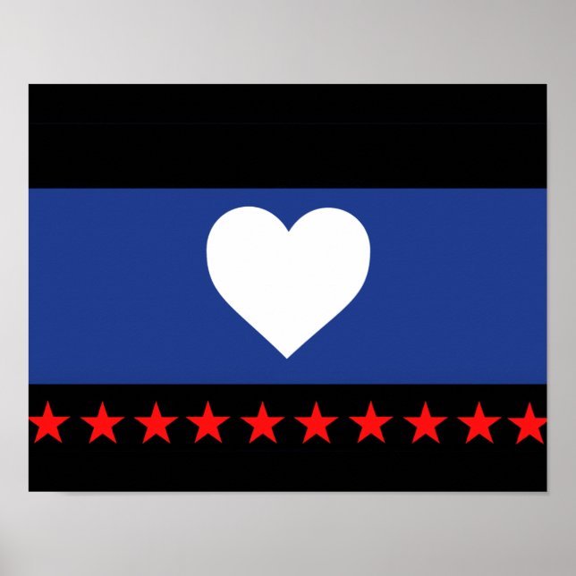 Foot Pride Flag Poster (Front)