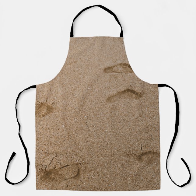 Foot print seashore apron (Front)