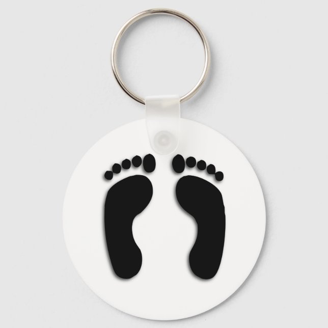 Foot Prints Key Ring (Front)