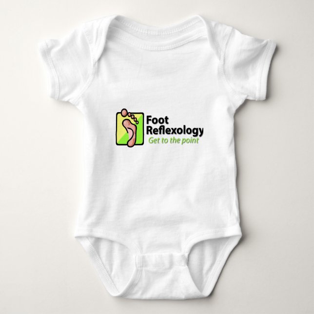 Foot Reflexology Baby Bodysuit (Front)