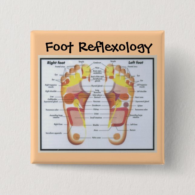 foot reflexology Button (Front)