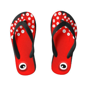 Foot Shaped Octopus Kid's Thongs