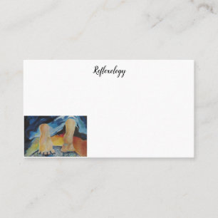 Foot Wellness Relex Maureen Girard EArth Business Card