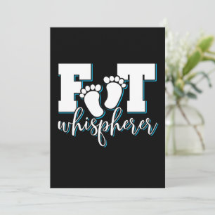 Foot Whisperer - Podiatry Podiatrist Foot Doctor Invitation