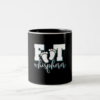 Foot Whisperer - Podiatry Podiatrist Foot Doctor Two-Tone Coffee Mug