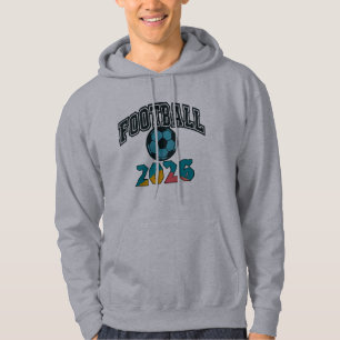 Football 2026 Bold Sports Typography Design Socc Hoodie