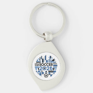 Football 2026 USA, Canada, Mexico Key Ring