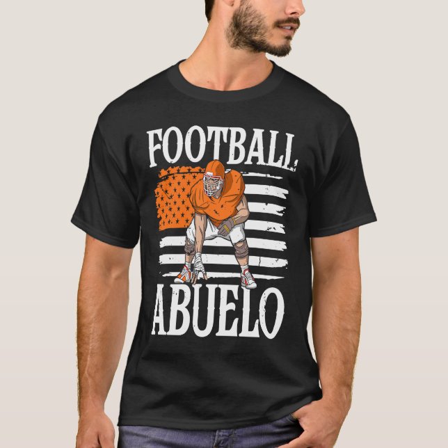 Football Abuelo Grandpa Grandfather T-Shirt (Front)