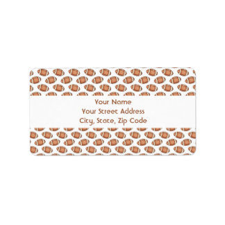 Football Address Labels