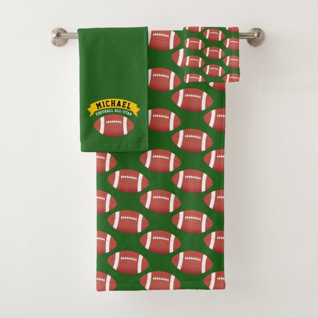 Football All-Star Bath Towel Set (Insitu)