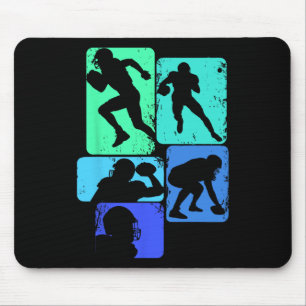 Football American Football Kids Boys Mens Mouse Pad
