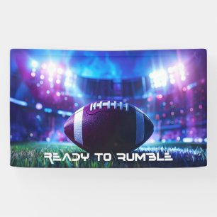 FOOTBALL - AMERICAN FOOTBALL - READY TO RUMBLE BANNER