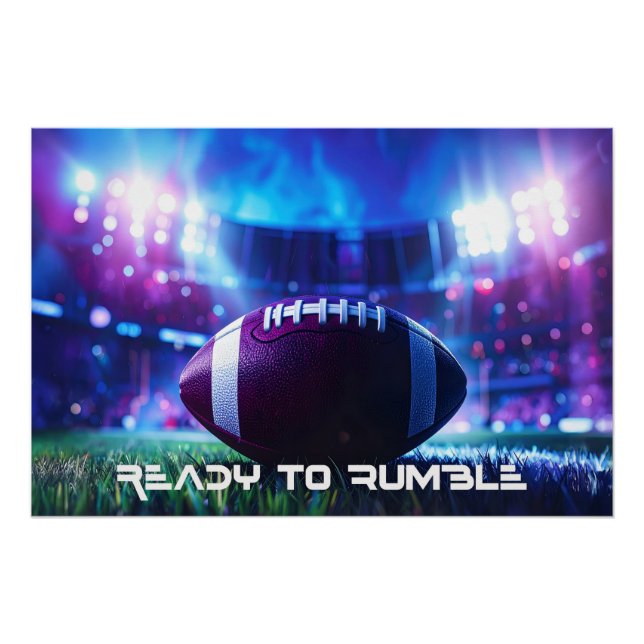 FOOTBALL - AMERICAN FOOTBALL - READY TO RUMBLE POSTER (Front)