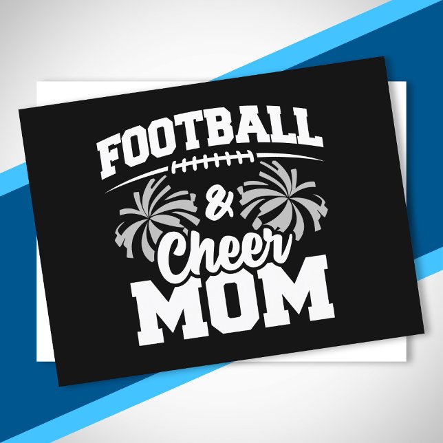 Football and Cheer Mum - High School Sports Postcard (Creator Uploaded)