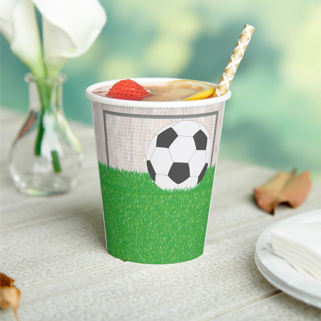 Football And Goal Paper Cups (Creator Uploaded)