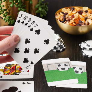 Football And Goal Playing Cards