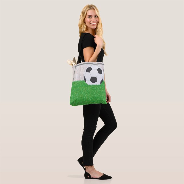 Football And Goal Tote Bag (Creator Uploaded)