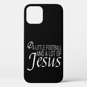Football and Jesus iPhone 12 Case