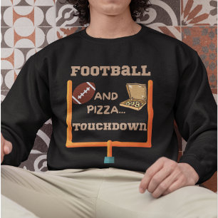 Football and Pizza Sweatshirt