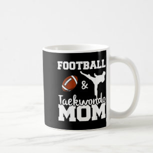 Football and Taekwondo Mum Football Player Coffee Mug