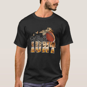 Football Aunt Cute Aunt Life Football Game Day Aun T-Shirt
