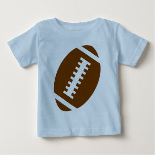 FOOTBALL BABY Light Blue   Front Football Graphic T-Shirt