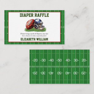 Football Baby Shower A Little All Star Is On His Enclosure Card