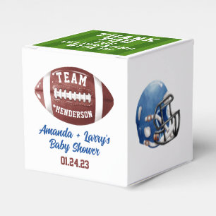 Football Baby Shower Favour Box