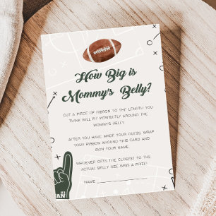 Football Baby Shower How Big Mummy's Belly Game